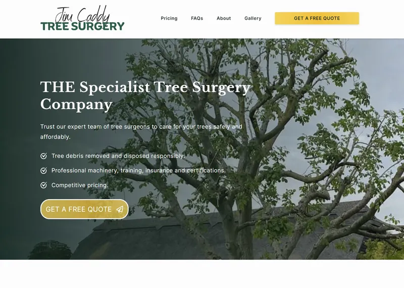 Jim Caddy - Tree Surgery